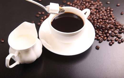 Sugar and milk for coffee