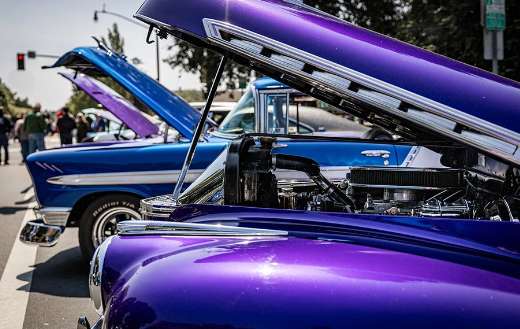 Vintage classic cars show