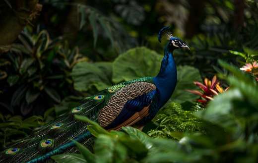 Beautiful peacock