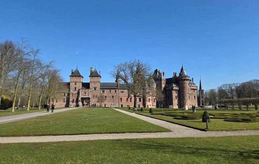 Landscape area castle De Haar