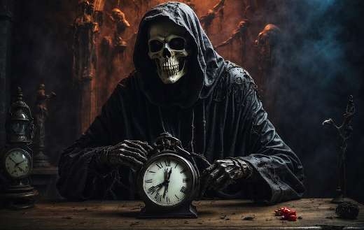 Horror skull figure halloween