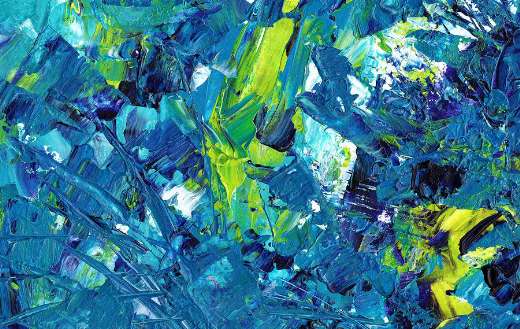 Leftover acrylic paint on paper