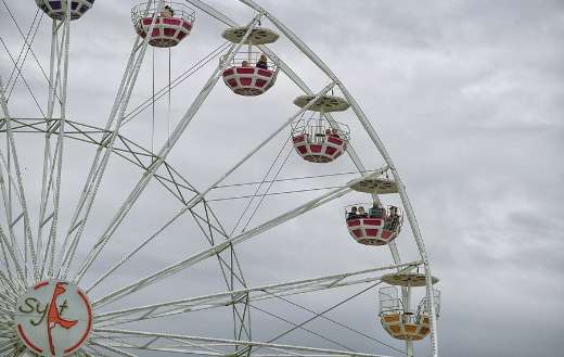 Wiener Riesenrad ferris wheel in Vienna Austria