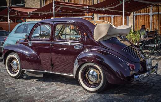 Cute small oldtimer vehicle