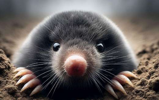 European mole most life spend underground