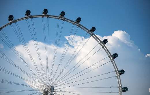 Huge Singapore pliers ferris wheel 1