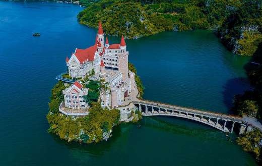 Jilong castle aerial