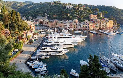 Portofino Liguria Italy port landscape