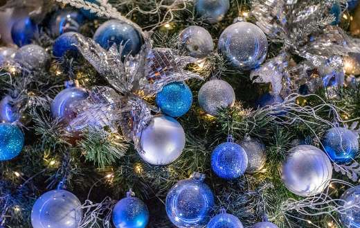 Decorated Christmas tree