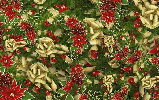 Seamless pattern design with Christmas theme