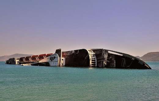 Shipwreck MS Mediterranean sky