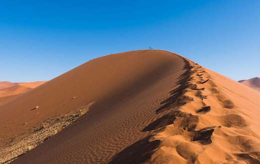 The iconic red sand dunes of Sossusvlie