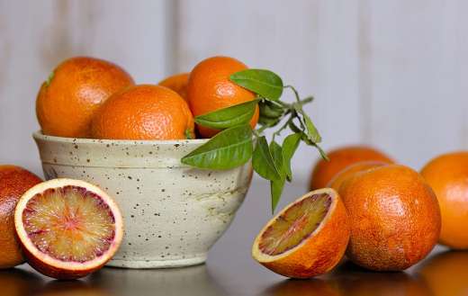 Citrus fruit blood orange