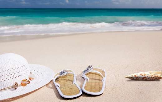 Nature beach sand summer